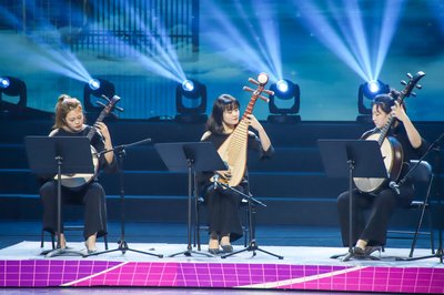 南京市首屆職工"音樂匯"頒獎?wù)寡菖e行